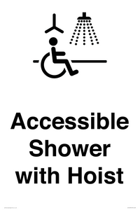 Accessible Shower with Hoist